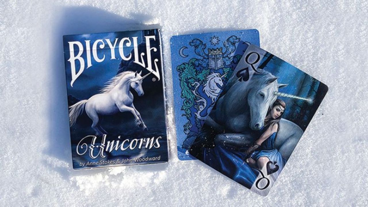 Bicycle Anne Stokes Unicorns kártya